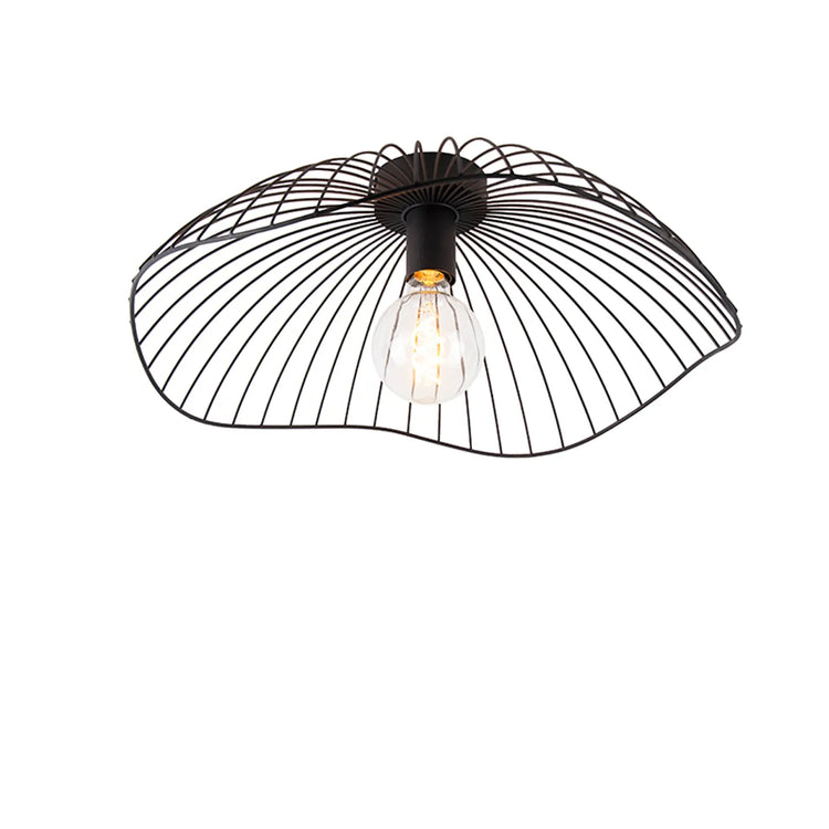 Design plafondlamp zwart 50 cm - Jip