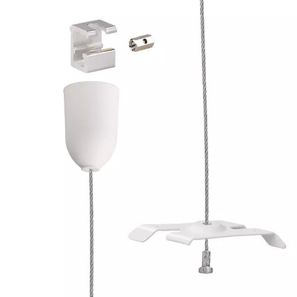 Nordic Global 3-fase - 5m Pendelset - Wit