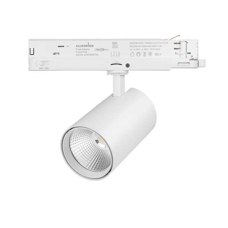 3-Fase Dali Railspot | Rosalin | 10W-20W-30W | Wit | Dimbaar | CCT-Switch