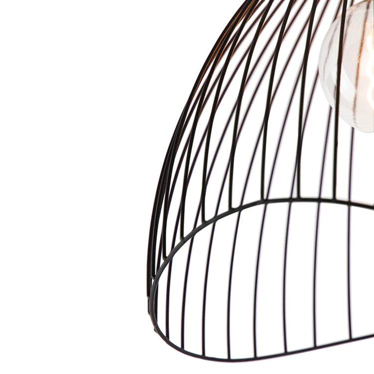 Design plafondlamp zwart 29 cm - Jip