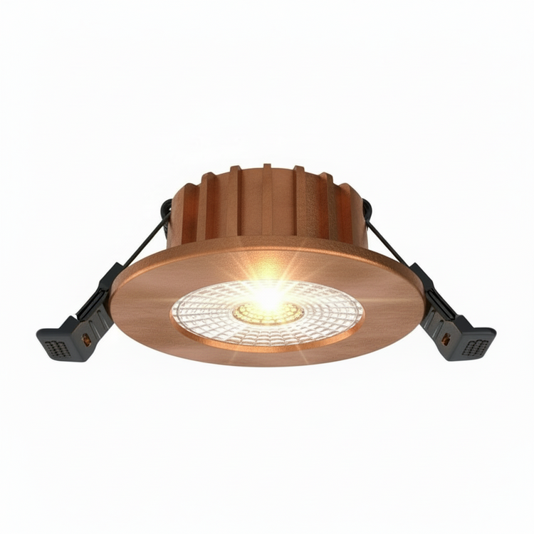 Luca LED Inbouwspot 6W Dim CCT-Switch Koper IP65