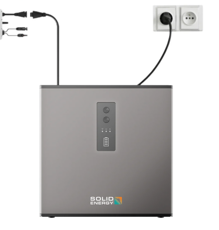 SolidEnergy Plug en Play thuisbatterij Micro opslag 2.2kWh